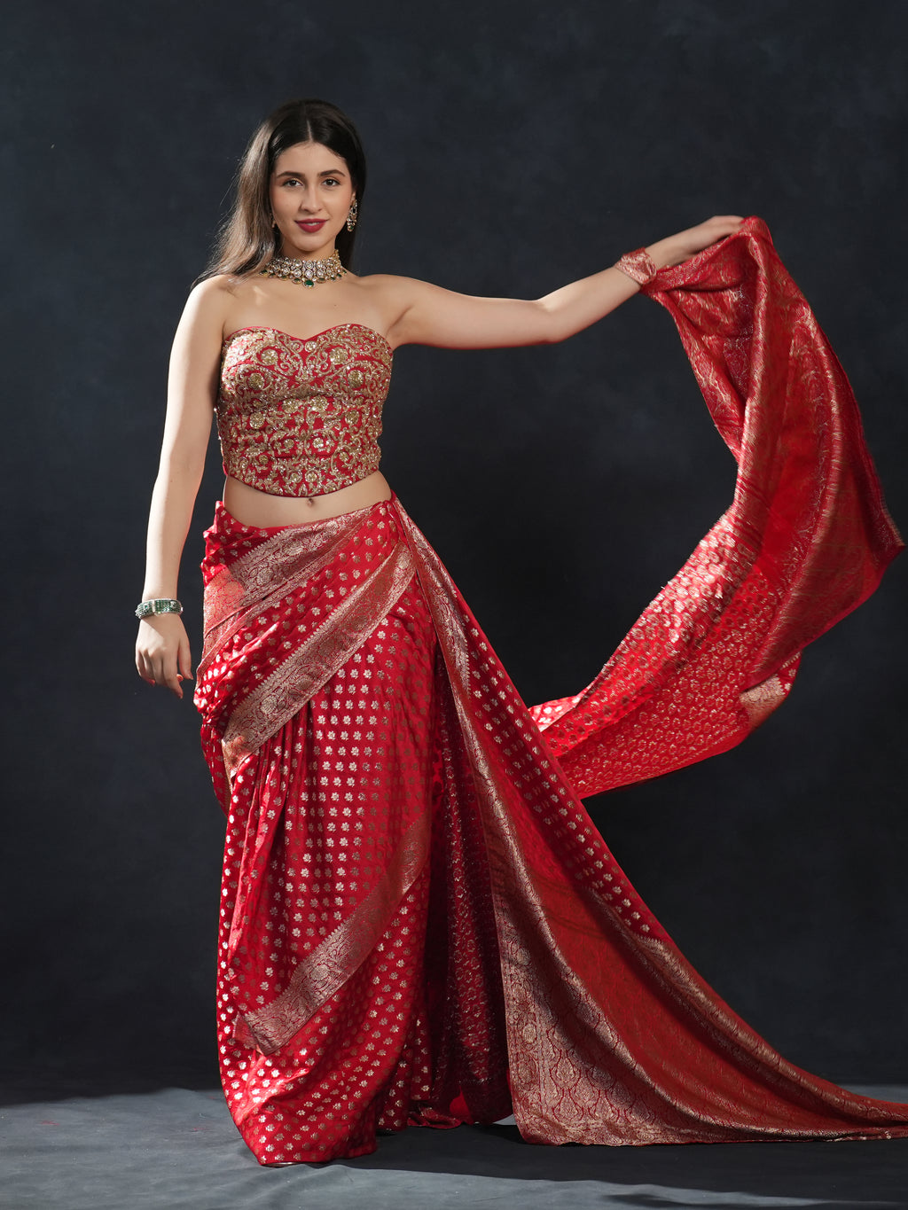 Sunlit Banarasi Drape
