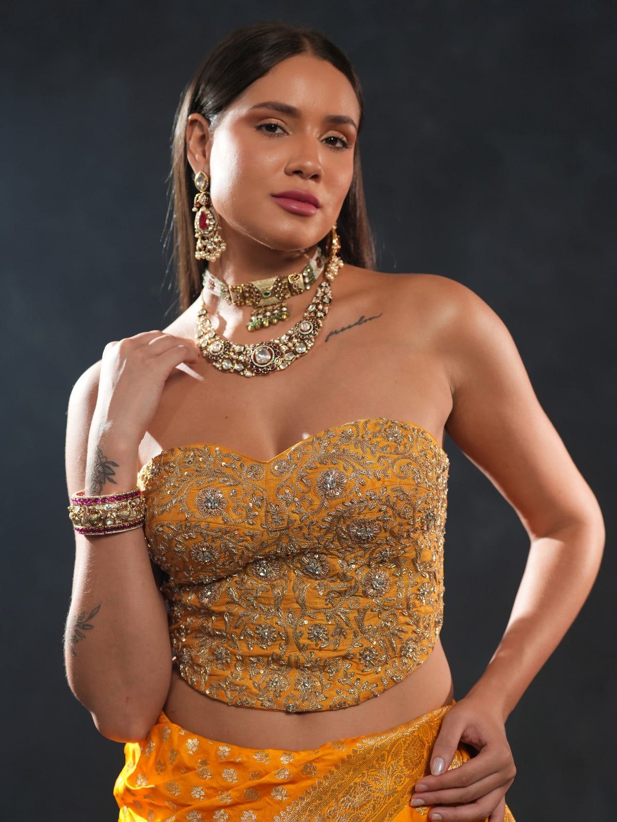 Sunlit Banarasi Drape