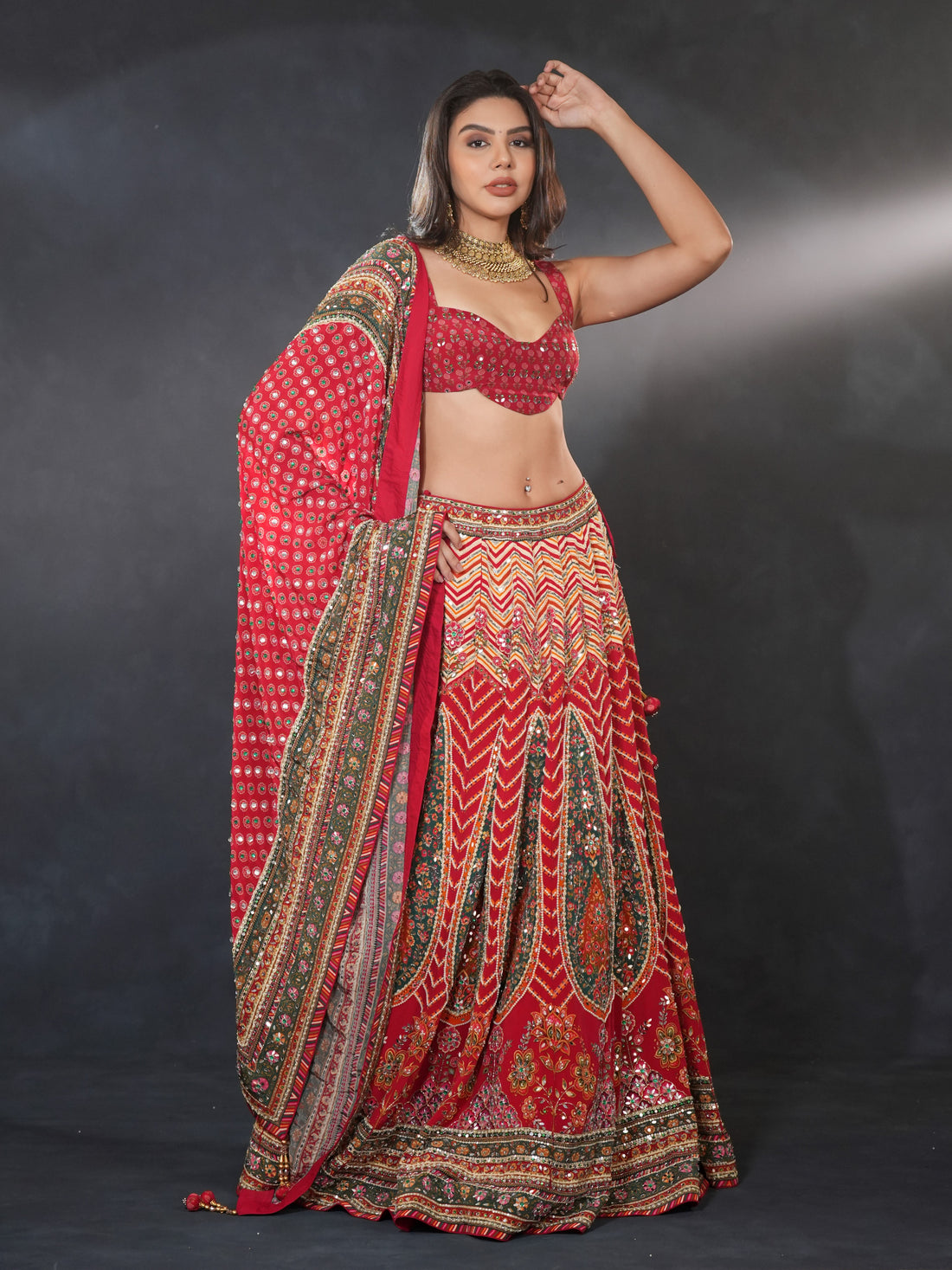 RANGREZ LEHENGA SET