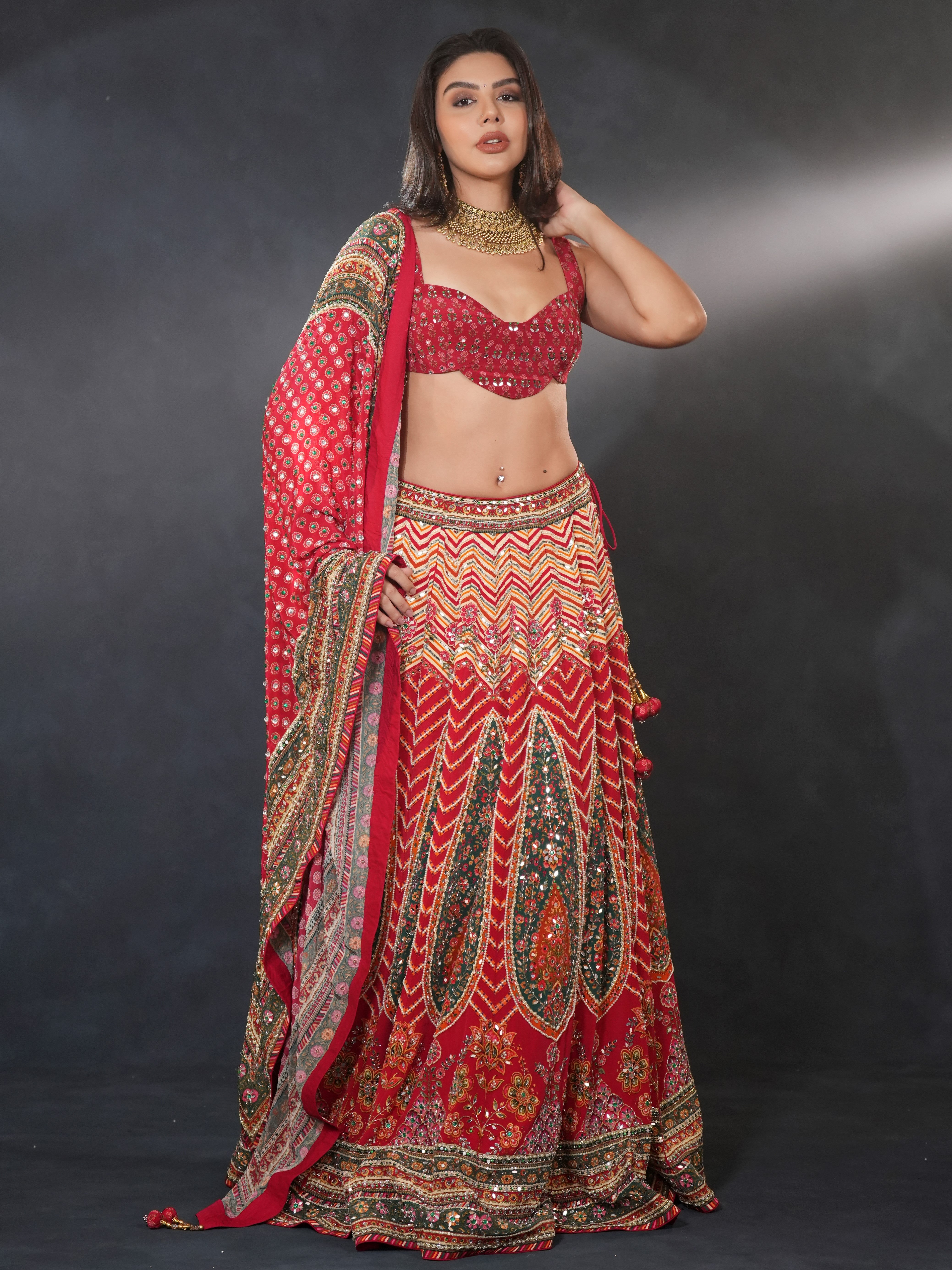 RANGREZ LEHENGA SET