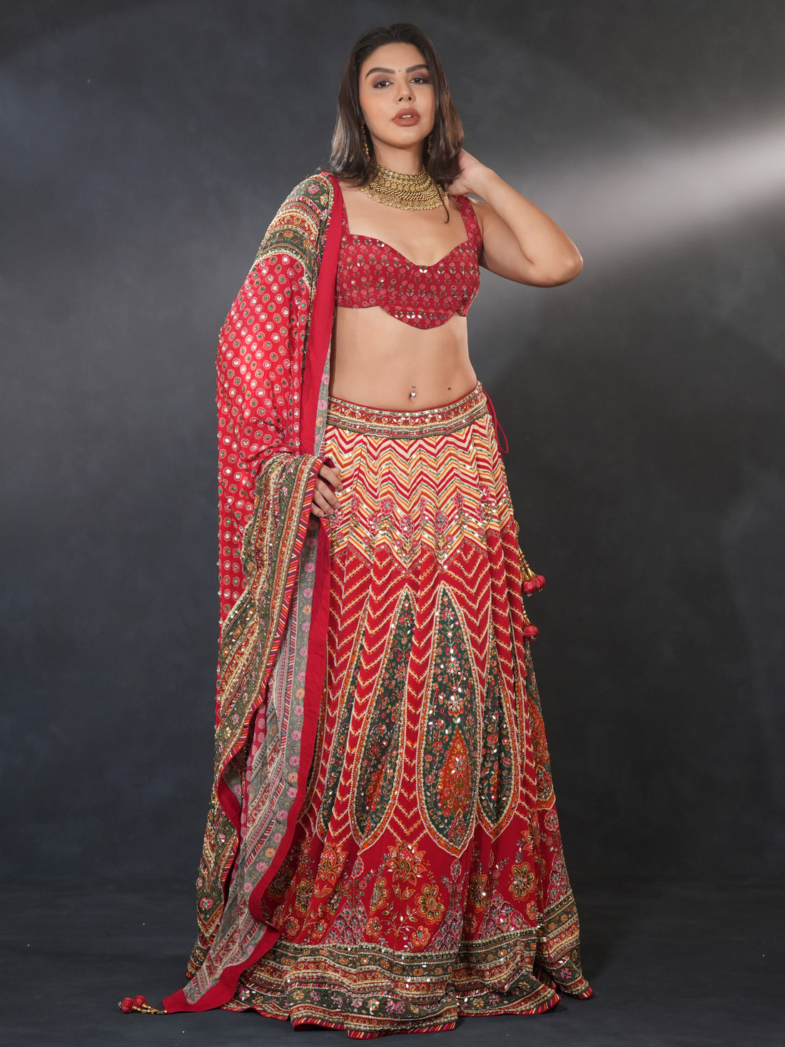 RANGREZ LEHENGA SET