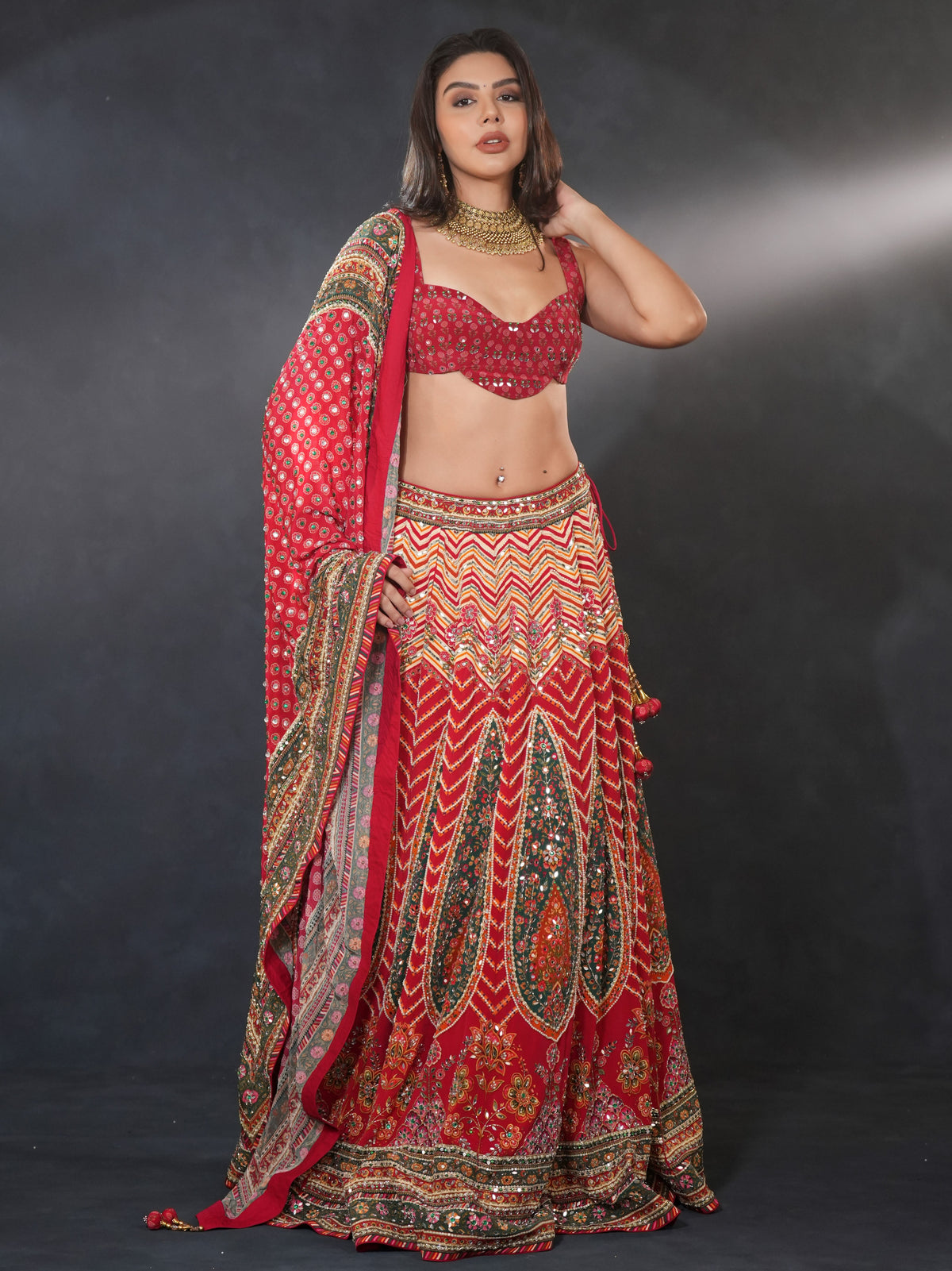 RANGREZ LEHENGA SET