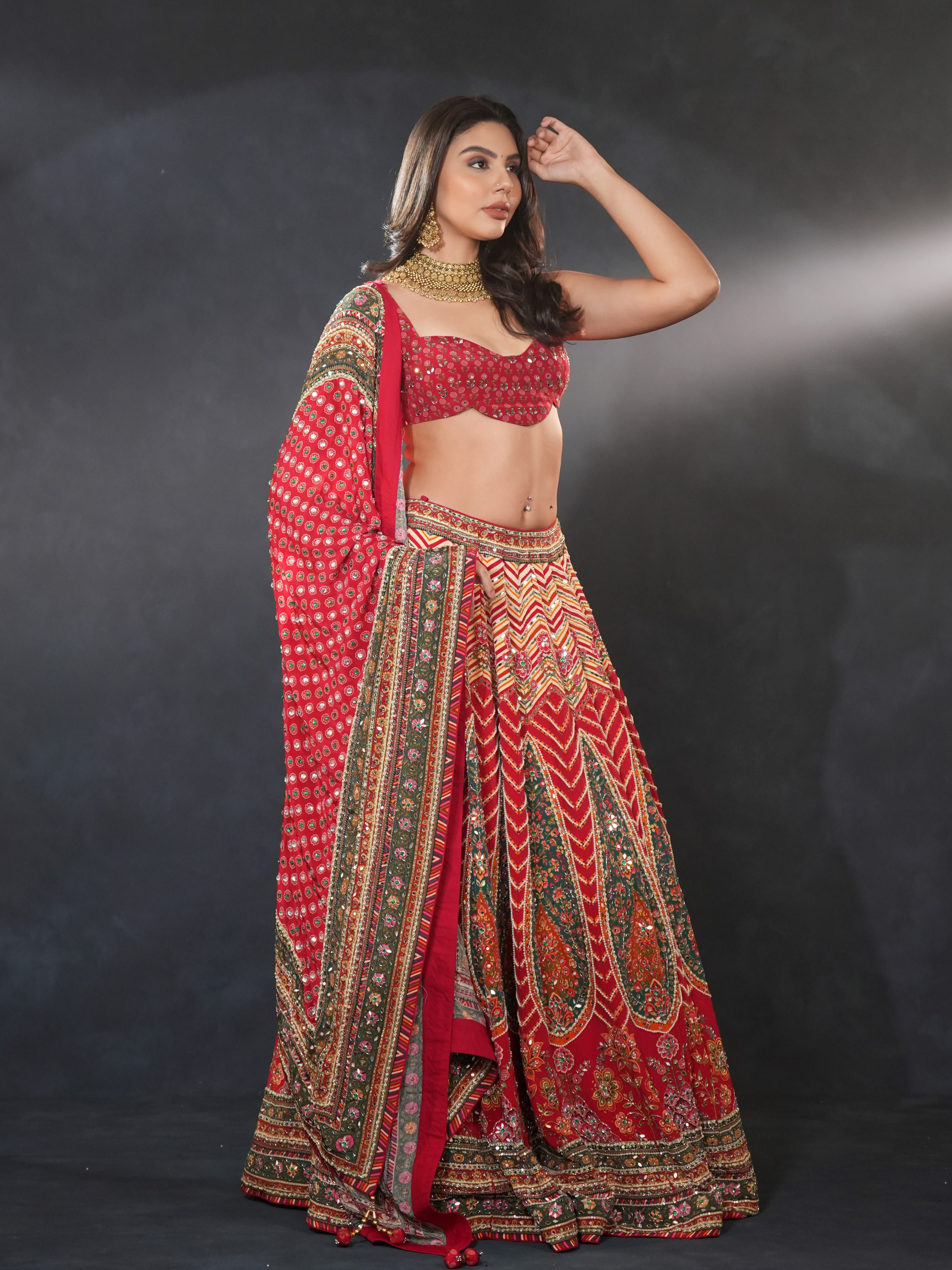RANGREZ LEHENGA SET