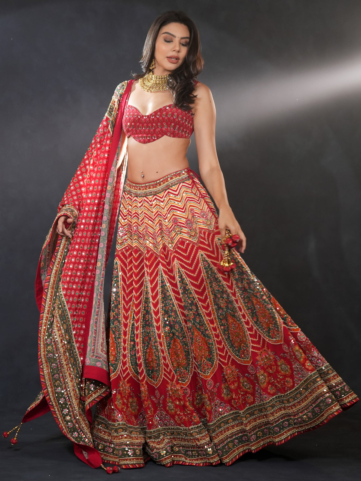 RANGREZ LEHENGA SET