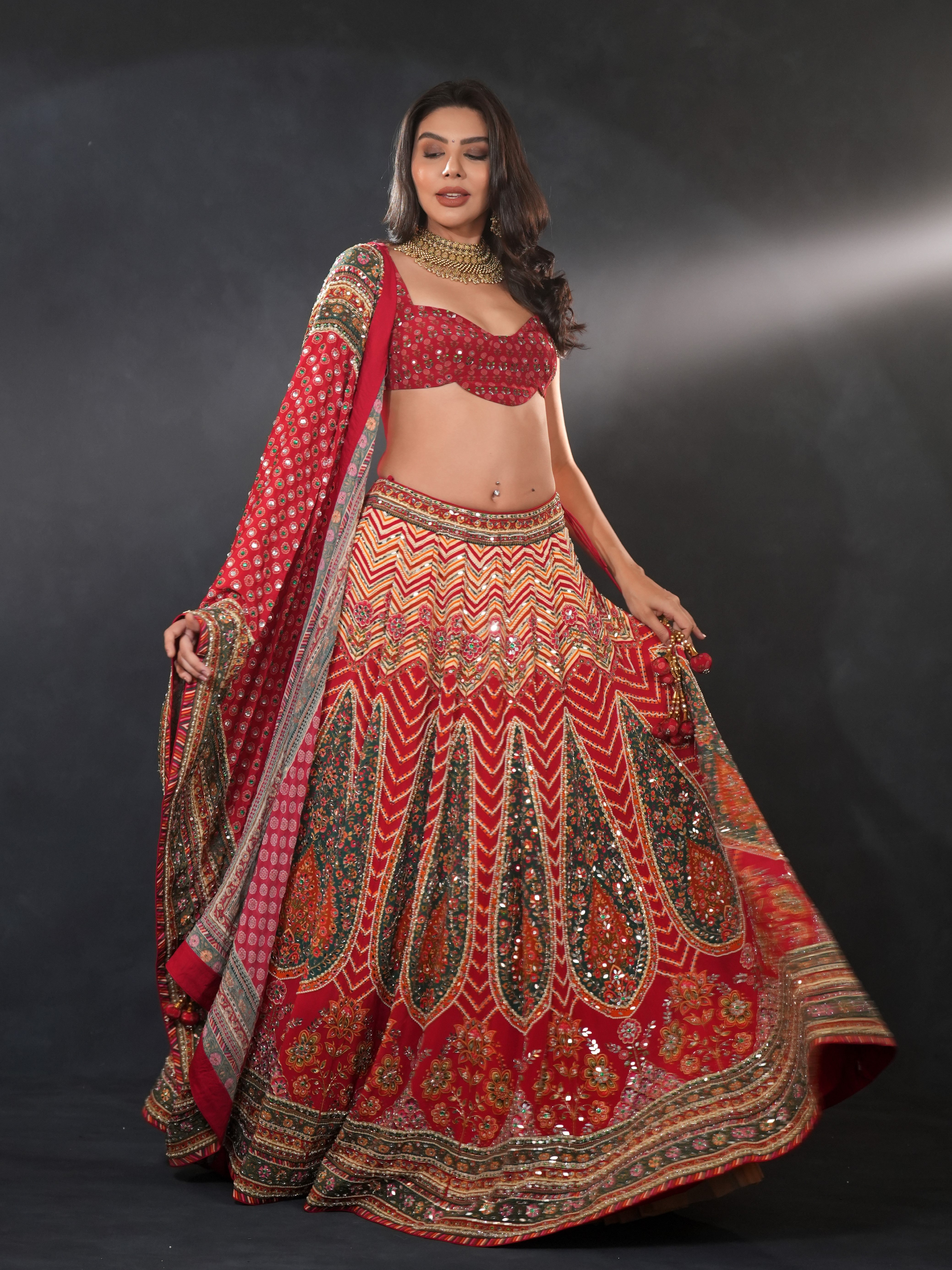 RANGREZ LEHENGA SET
