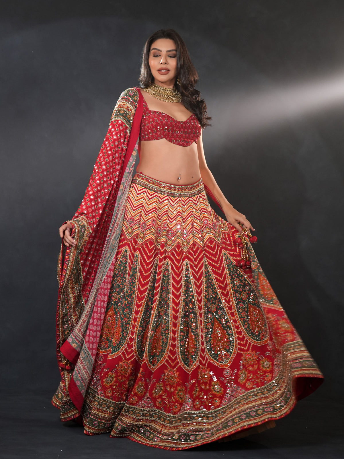 RANGREZ LEHENGA SET