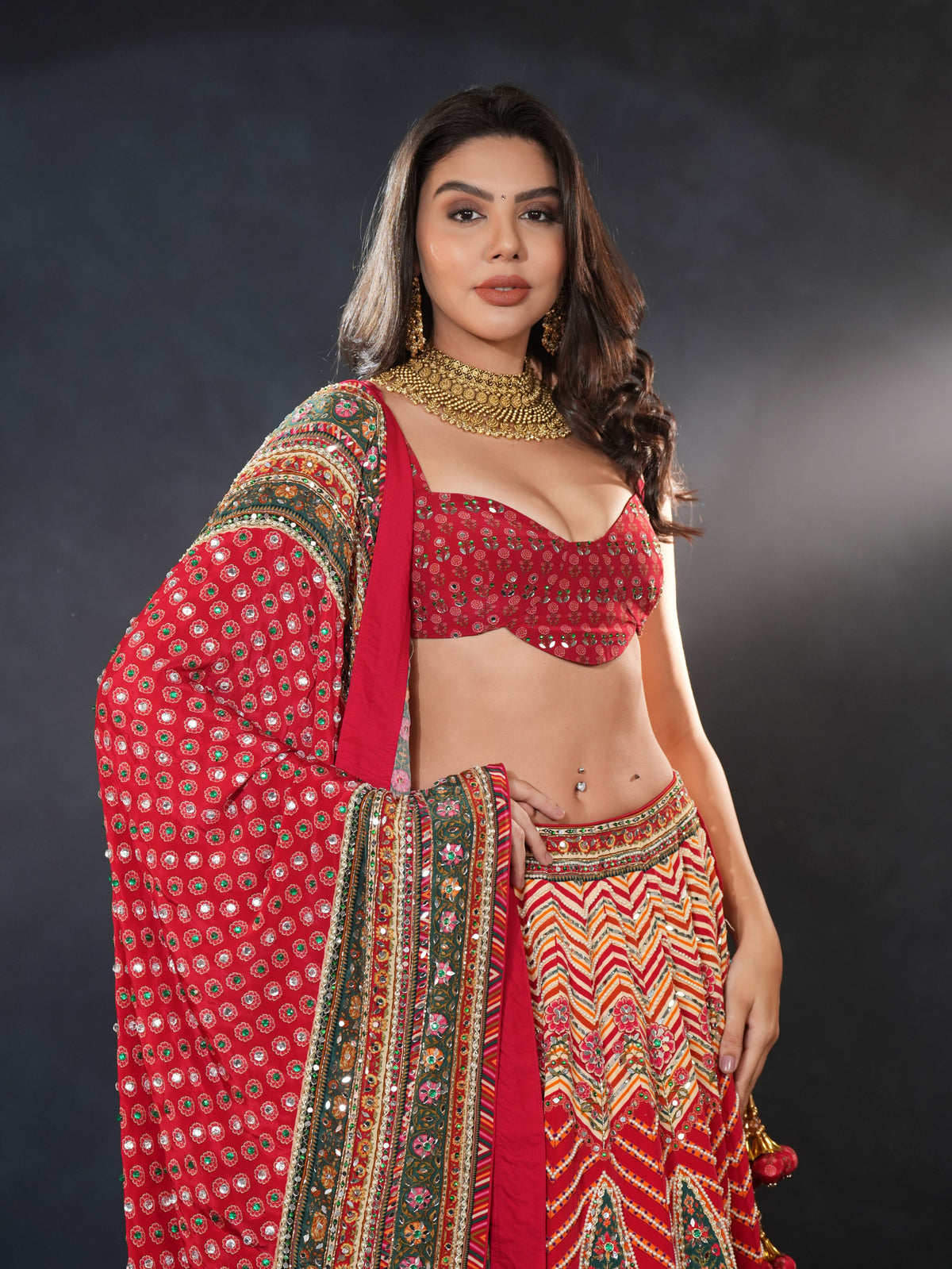 RANGREZ LEHENGA SET