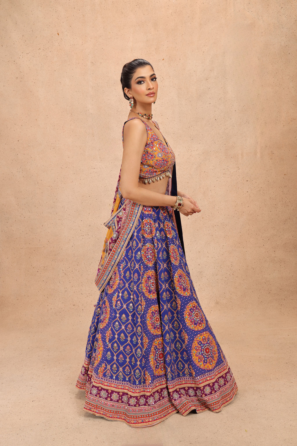 The Royal Mosaic Lehenga