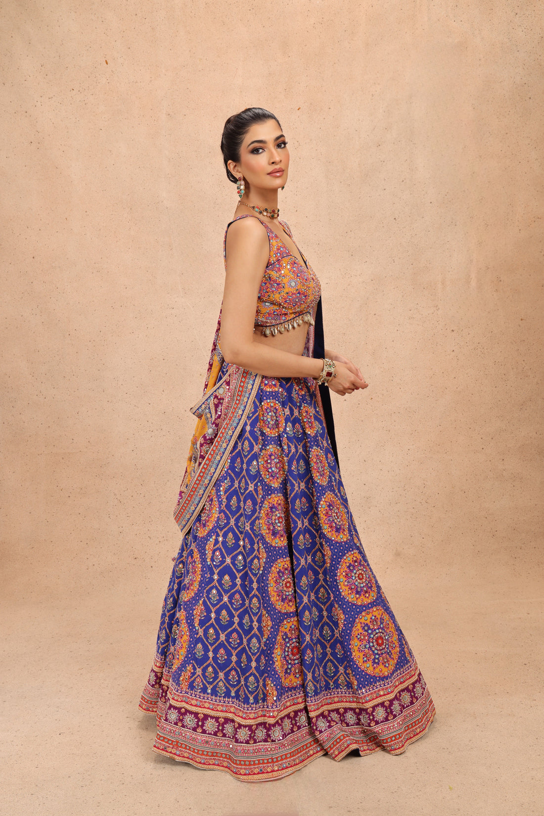 The Royal Mosaic Lehenga