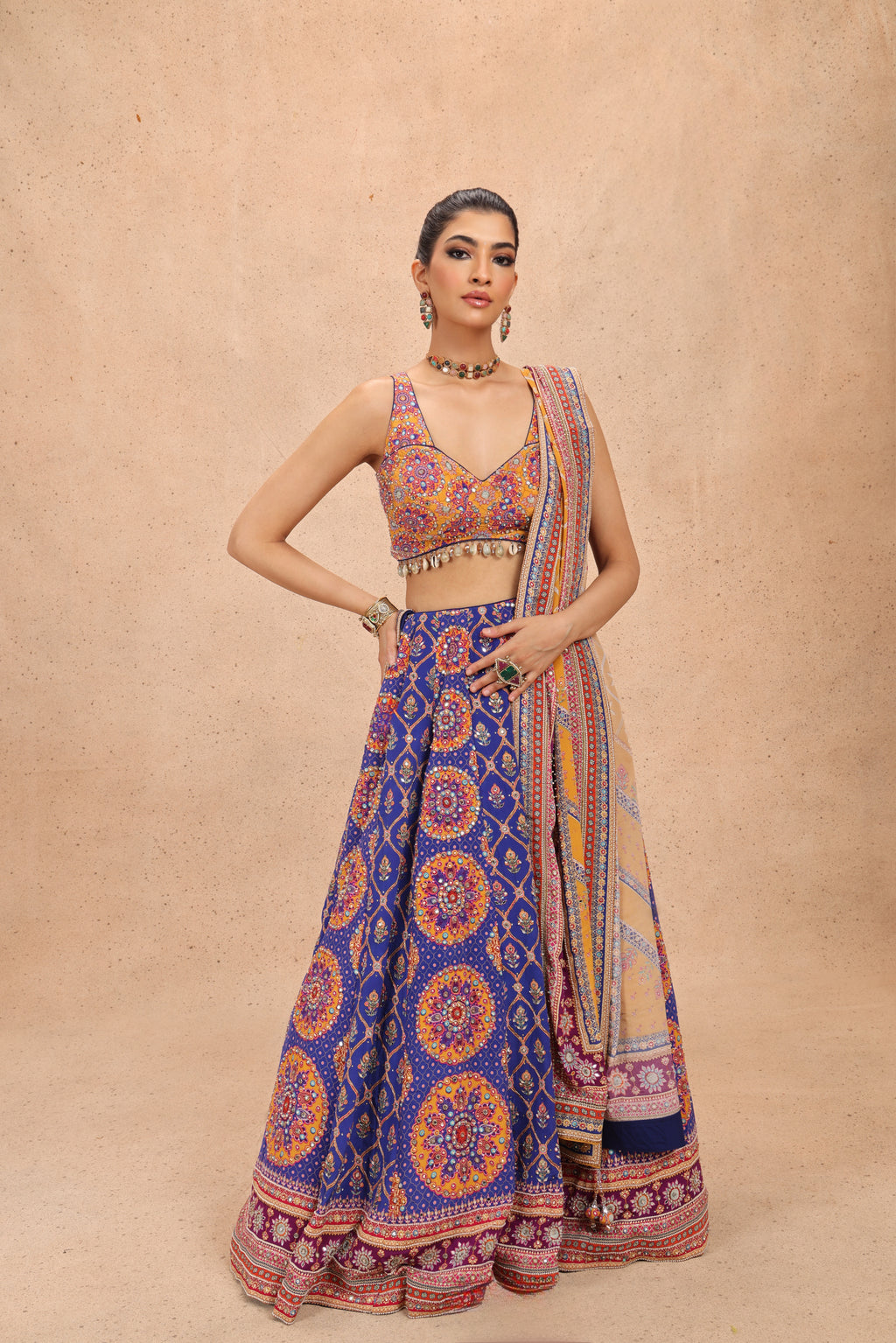 The Royal Mosaic Lehenga