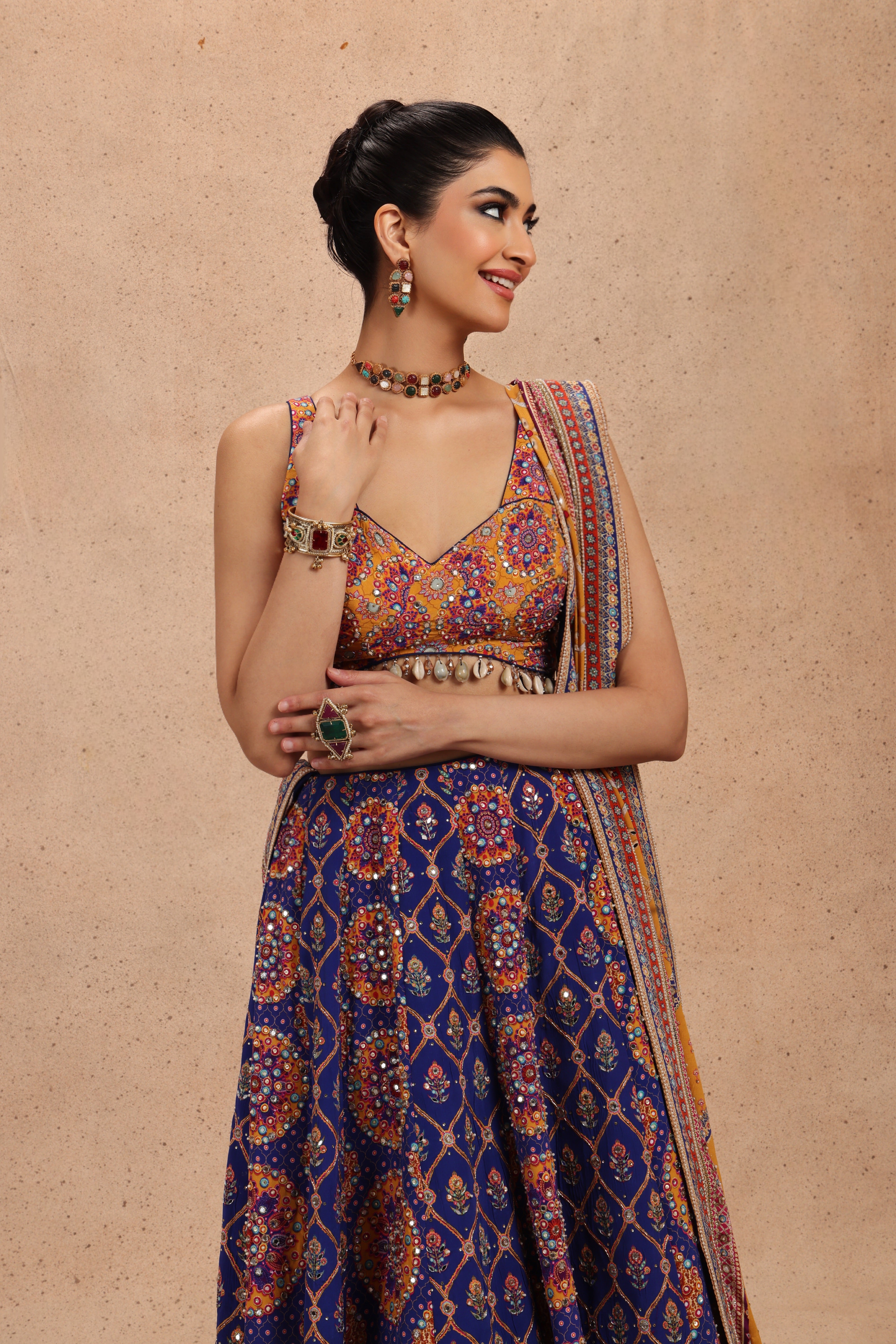 The Royal Mosaic Lehenga