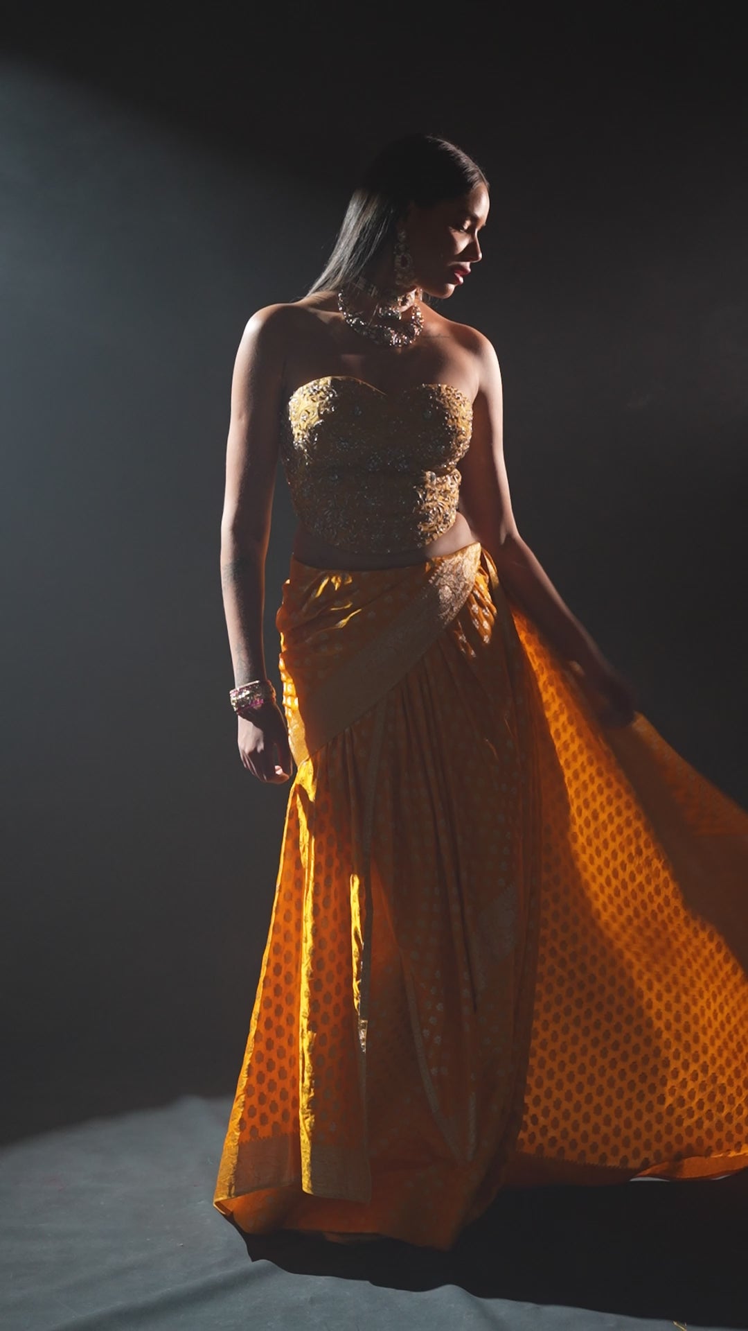 Sunlit Banarasi Drape